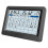 Väckarklocka Digital Kalender Väggklocka Veckonummer Termometer Hygrometer Sovrum Skrivbordsklocka 12/24 Timmar Hem 1
