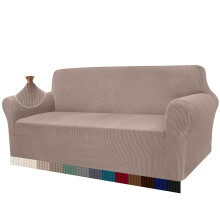 Granbest High Stretch Sofa Covers 3 Seater Super Soft Stylish Couch Covers for D