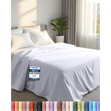 Utopia Bedding - Flat Sheet - King Size - White
