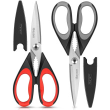 Kitchen Shears, 2-Pack Kitchen Scissors Heavy Duty Meat, Dishwasher Safe Cooking