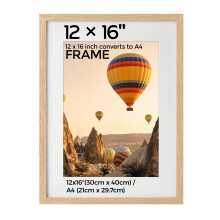 HOUSE DAY 30x40 Picture Frame, 12x16 inch Photo Frame Poster Frame OAK Wood