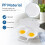 Microwave Egg Poacher With Lid & Handle, Dual Cavity Microwave Egg Poacher 6