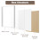 WISYOK 3D Shadow Box Frame, A3, 3 cm Deep, Wooden, Acrylic Panel, White 4