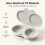 2PCS Microwave Egg Poacher, Egg Poacher Microwave For 2 Eggs，Dark Gray 4