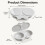 2PCS Microwave Egg Poacher, Egg Poacher Microwave For 2 Eggs，Dark Gray 6