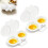 Microwave Egg Poacher With Lid & Handle, Dual Cavity Microwave Egg Cooker 1
