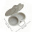 Microwave Egg Poacher With Lid & Handle, Dual Cavity Microwave Egg Cooker 2