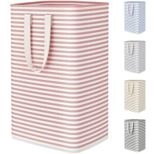 Lifewit 75L Collapsible Laundry Basket with Extended Handles, Pink
