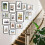 4Pack A4 Frame, Wooden A4 Picture Frames, with A5 Mount Photo Frames 8
