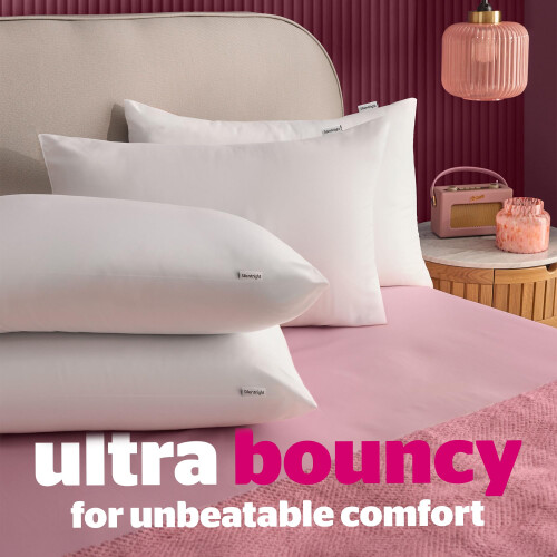 Silentnight Silentnight Ultrabounce Pillow, Medium Support, Pack of 4 1