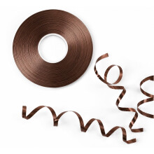 Brown Curling Ribbon 50m x 5mm Florist Tape Gift Wrap Balloon Decoration