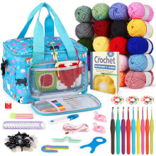 Reessy Crochet Kit 98Pcs All Inclusive Crochet Kits for Beginners Adul