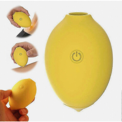 Little Lemon Shaped Handheld Massager Waterproof 12 Intensity Modes Quiet