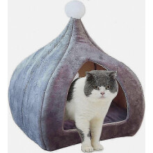 30x30x40cm Grijs Dierenhuis Kattenmand Hondenmand Geschikt voor Binnen