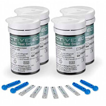 100 Diabetes Test Strips with 100 Lancets Blood Glucose Monitoring Kit mmol/L Measurement EXAC Clinical Accuracy