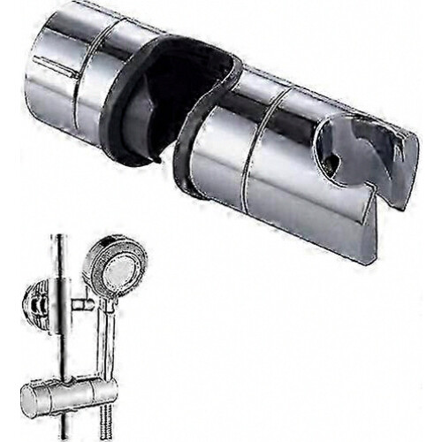 Chrome ABS Adjustable Shower Holder Replacement for 18-25mm Diameter Compatible with Handheld