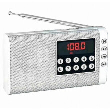 Huippuluokan 138 Radio Senior Special kannettava FM-radio monitoimilaturilla