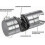 Chrome ABS Adjustable Shower Holder Replacement for 18-25mm Diameter Compatible with Handheld 3