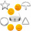 KATEA 6pcs Squid Dalgona Candy Cookie Kit, Cookie Cutter Set Candy Mold Biscuits Sugar Candy Making Tools, Cookie Cutters 2021 TV Realistic Korean Mov 1