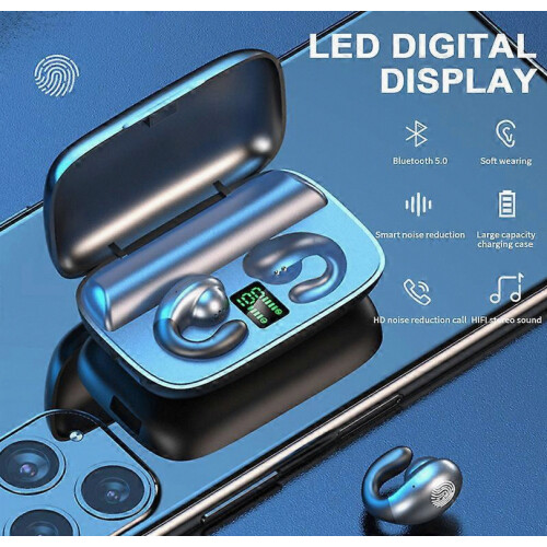 Mini oreillettes sans fil à clip, Bluetooth 5.0, conduction osseuse. 1