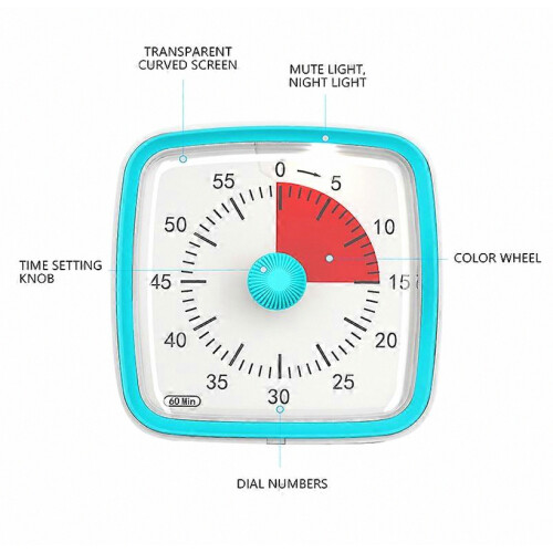 60- Timer, Classroom Classroom Timer, Countdown Timer and Adults, Time Management Tool for Teaching 2