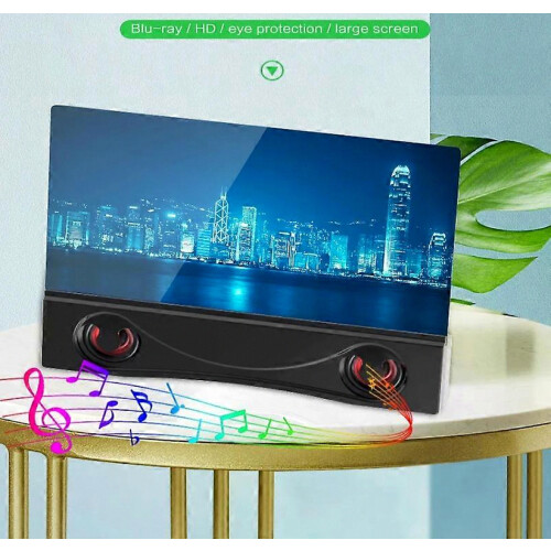 F12 UK 3D Mobile Phone Screen Magnifier Bluetooth Stereo Speaker HD Video Amplifier 1
