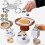 KATEA 6pcs Squid Dalgona Candy Cookie Kit, Cookie Cutter Set Candy Mold Biscuits Sugar Candy Making Tools, Cookie Cutters 2021 TV Realistic Korean Mov 3