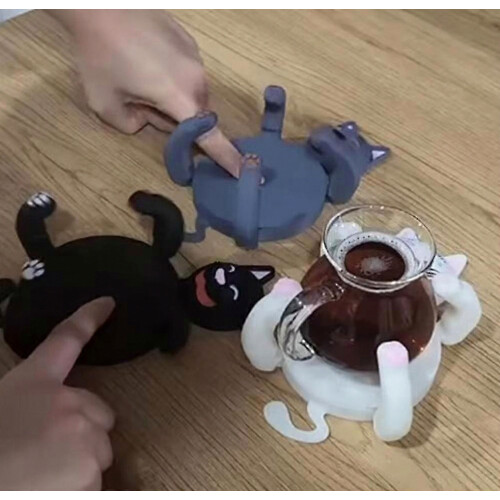3D Print Cat Coasters, Novel and Cute Cat Mug Holder 1