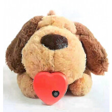 Peluche Snuggle Puppy Battements de Cœur pour Chiens. Soulage l'anxiété et apaise les animaux de compagnie. Jouet réconfortant.