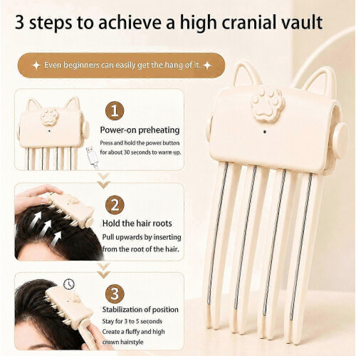Root Lifter Hair Clip – Electric Heated for Bangs Volume 2