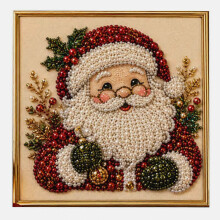 Kerst parel diamantschilderij kunstset, 2026 kerst edelsteen parel kralen knutselset, beginnersvriendelijke doe-het-zelf diamantschilde