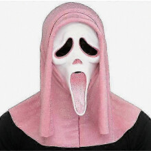 Geistergesicht-Maskenkostüm mit Blutmaske, Horror-Halloween-Kostüm-Requisite, Horror-Rollenspielzubehör für Erwachsene und Kinder