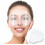 50 PCS Shower Face Eye ShieldsClear Visors Eye Protector Makeup Protective Eyebrow Shower Visor for Eyelash Extensions Eye Surgery Eyelid Surgery Lash 1