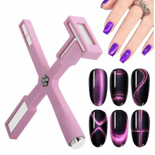 Nagelmagneetset, verbeterde 5-in-1 multifunctionele nagelmagneetpennen met siliconen beschermhoes, magnetische nagellakstift voor nagel