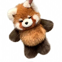 Adorable peluche panda roux interactive qui court – Peluche à pattes mobiles pour soulager le stress, cadeau idéal pour les enfants et