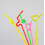 Flexible Straws, Bpa- Bendy Drinking Straws 26cm 100Pcs 2