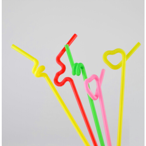 Flexible Straws, Bpa- Bendy Drinking Straws 26cm 100Pcs 1