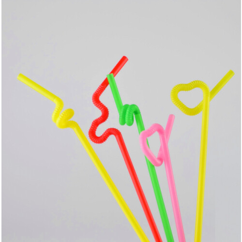 Flexible Straws, Bpa- Bendy Drinking Straws 26cm 1000 Pcs 1