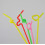 Flexible Straws, Bpa- Bendy Drinking Straws 26cm 300 Pcs 2