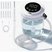 Electric Coffee Enema Kit, Rechargeable 1.5L Enema Bucket Kit for Colon Cleanse Women Men, LED Display