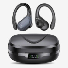 Écouteurs intra-auriculaires Bluetooth 5.3 BX-17 avec microphone - Noir