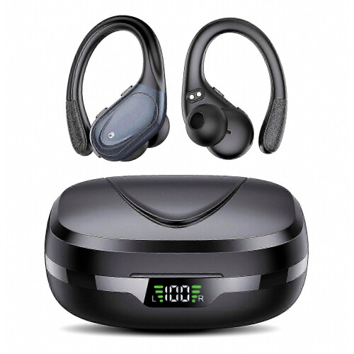 Écouteurs intra-auriculaires Bluetooth 5.3 BX-17 avec microphone - Noir 2