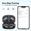 Écouteurs intra-auriculaires Bluetooth 5.3 BX-17 avec microphone - Noir 5