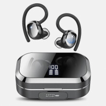 Écouteurs intra-auriculaires Q25 Business Sport sans fil 5.3, tactiles et étanches, confortables et de qualité Hi-Fi avec crochet d'ore