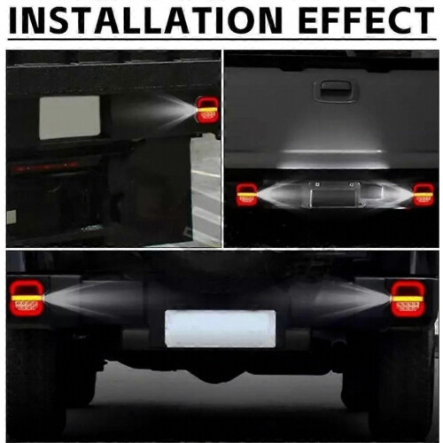 2025 New Wireless Trailer Lights Kit, LED Rear Tail Lights Dynamic Stop Brake 2