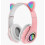 Auriculares Bluetooth OHPA AL B39 supraaurales rosas 1