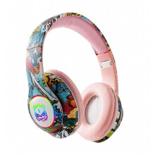 Écouteurs Bluetooth OHPA LX 8686 intra-auriculaires à réduction de bruit rose