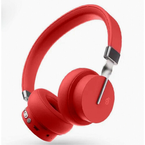 Casque Bluetooth OHPA P3 supra-auriculaire à réduction de bruit rouge