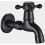 Classic Wall-Mounted Basin Taps Set - Rust-Resistant Antique Bathroom Faucet 2