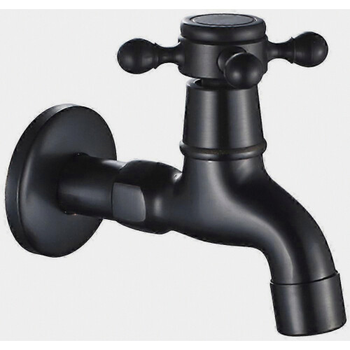 Classic Wall-Mounted Basin Taps Set - Rust-Resistant Antique Bathroom Faucet 1